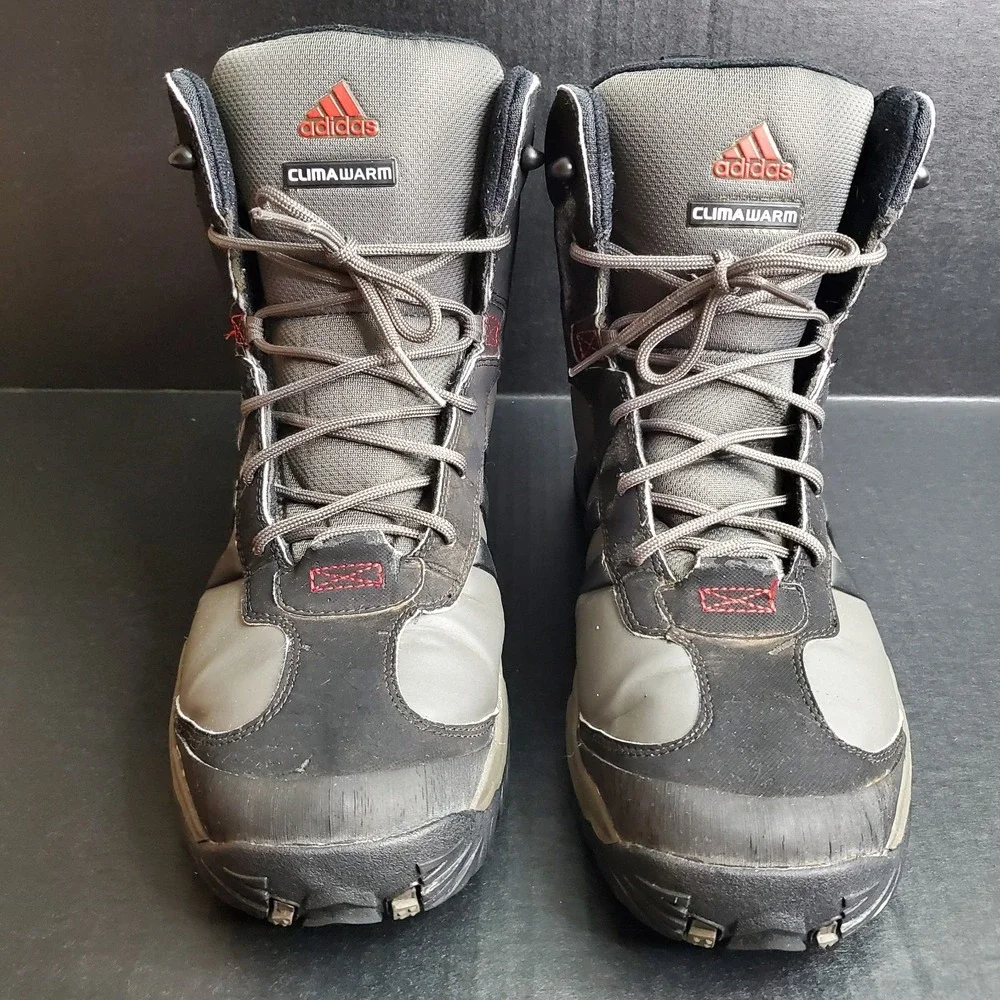 Men Adidas Flint II Mid CP ClimaWarm Hunting Hiking Boot US Men's 13 EU Gray SEE